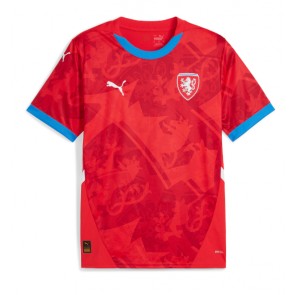 Czech Republic Replica Home Stadium Shirt Euro 2024 Short Sleeve